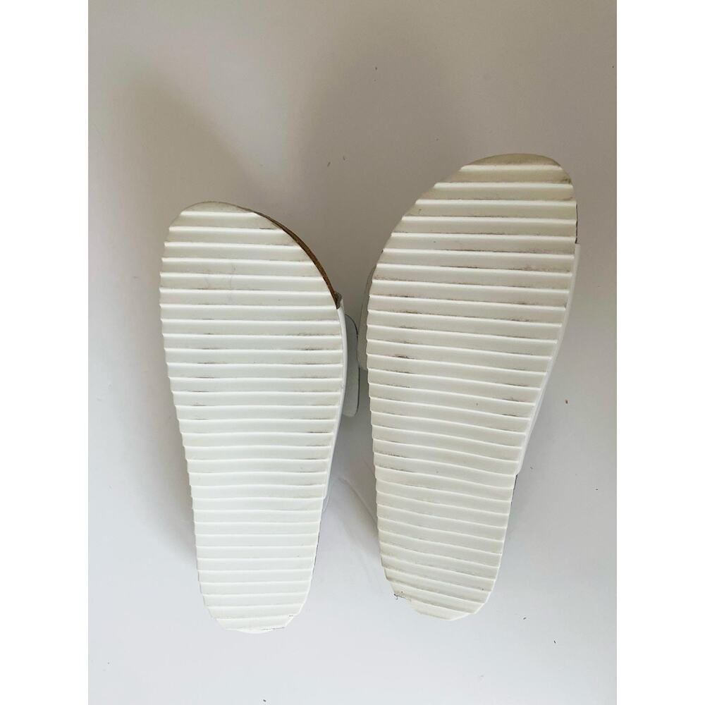 Zara Sandals Womens Size EU 35(US 5) White Slide Buckle Slip On Casual Summer - Picture 2 of 6